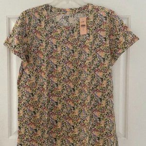NWT LOFT Plus Floral TShirt Size 16/18